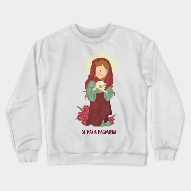 Santa Maria Magdalena Crewneck Sweatshirt by AlMAO2O